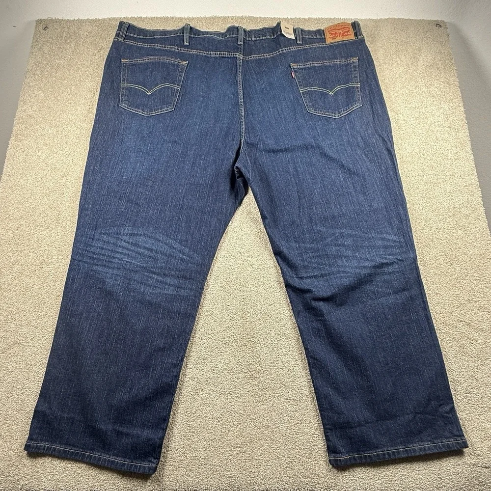 Levi's 559 58x30 Relaxed Straight Fit Jeans Blue Big & Tall Dark‎ Wash NWT